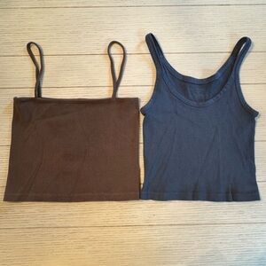 BUNDLE of 2 Brandy Melville Crop Tank Tops